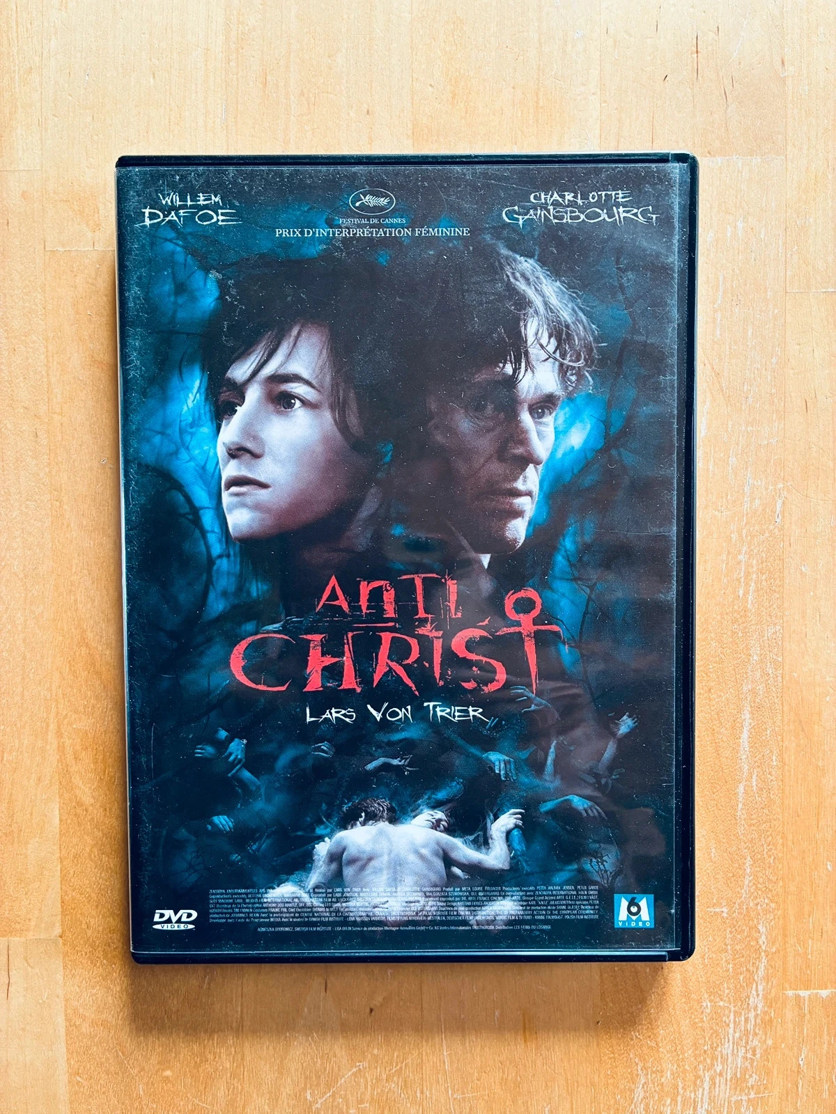 DVD Antichrist de Lars Von Trier.